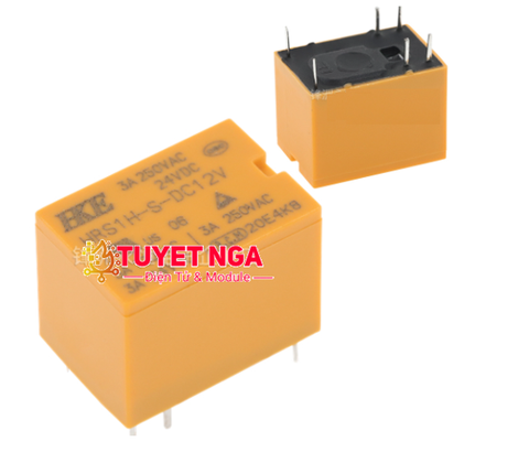 HK4100F-DC24V-SHG Relay 24V 3A 6 Chân