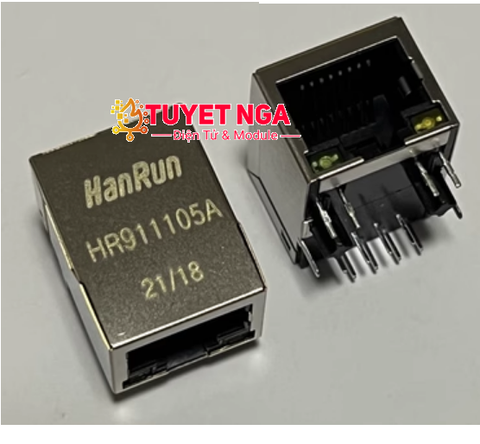 HR911105A Đầu RJ45 Có Đèn Led