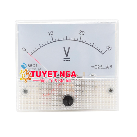 85C1 Đồng Hồ Đo Vôn Kế DC 30V