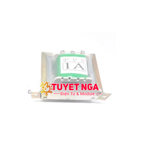 Biến Áp 1A (Nguồn Đôi 15V-0-15V) Tốt