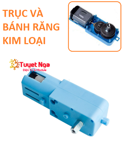 Động Cơ Giảm Tốc Trục Kim Loại 1:90 111rmp