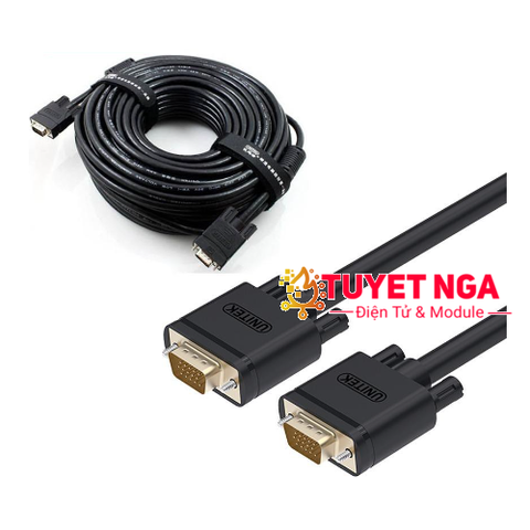 UNITEK Dây Cáp VGA 10M HD15(3C+6) YC-506G