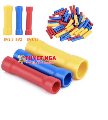 Ống Trúc Nối Dây BV2 Màu Xanh (10pcs)