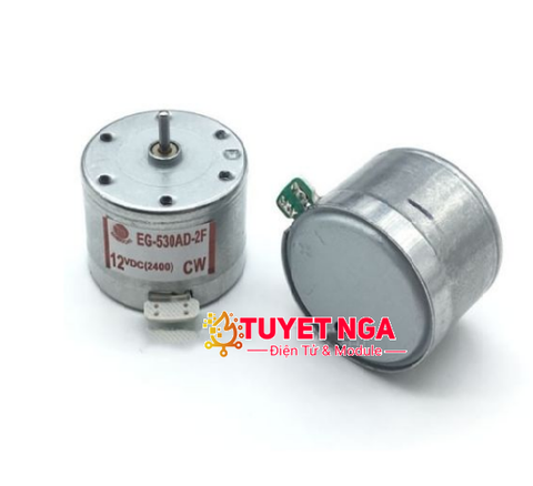 EG-530AD-2F Động Cơ Không Chổi Than Cassette 12V 2400rpm