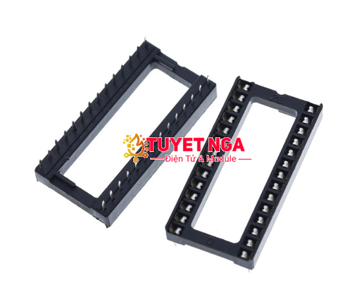 Đế IC 28 Chân Vuông DIP28