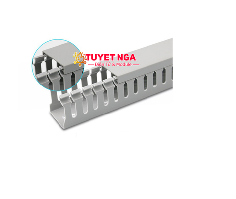 TP Máng Nhựa Nẹp Xám 25x45mm