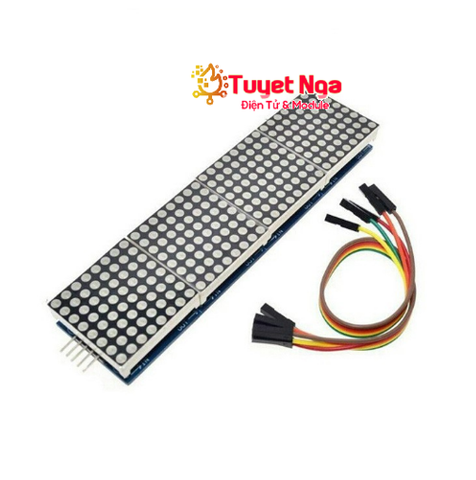 MAX7219 Module Hiển Thị 4 Led Ma Trận (màu vàng xanh)