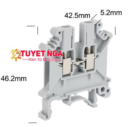 UK-3N Terminal Đấu Dây Thanh Ray