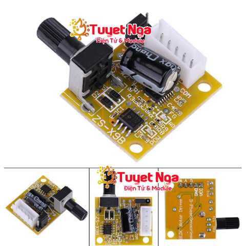 Điều Khiển Tốc Độ Động Cơ Không Chổi Than 3 Phase 2A