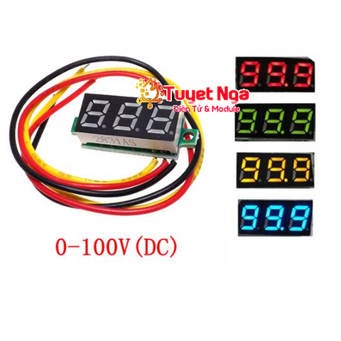 Đồng Hồ Đo Điện Áp 0~100V