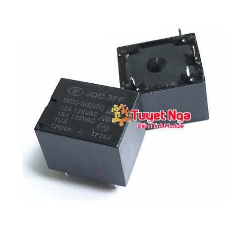 HJQC-3FF-012VDC-1HS Relay 12V 15A 4 Chân