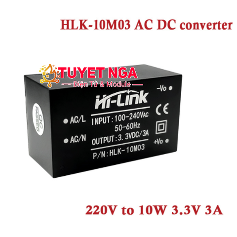 HLK-10M03 Nguồn AC-DC Hi-Link 3.3V 10W