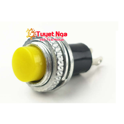 DS-316 Nút Nhấn Nhả Vàng 10mm