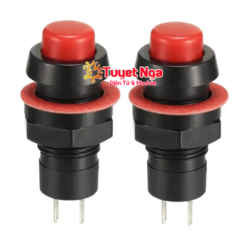 DS-213 Nút Nhấn Nhả Đỏ 10mm