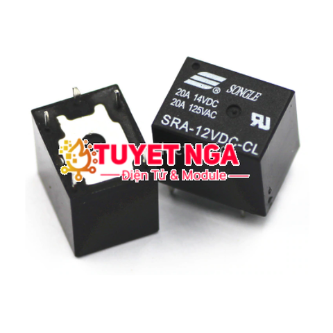 SRA-12VDC-CL Relay 12V 20A 5 Chân