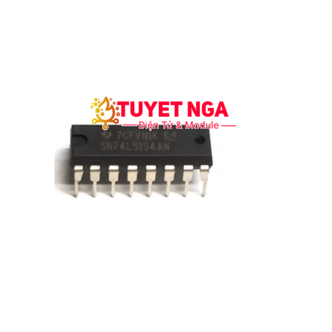 IC 74194 Bidirectional Universal Shift Register SN74LS194