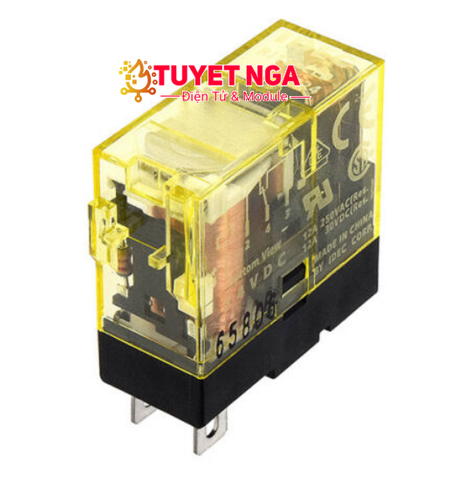 IDEC RJ1S-CL-D24 Relay 24V 12A 5 Chân (có led)