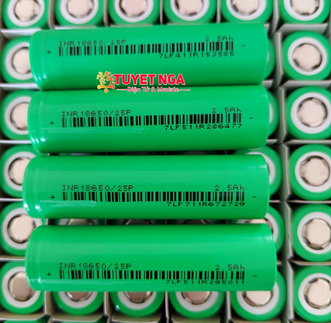 Pin 18650 2500mAh 12C