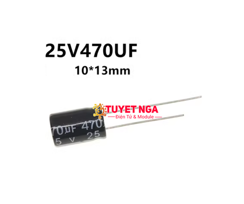 Tụ Hóa 470uF 25V