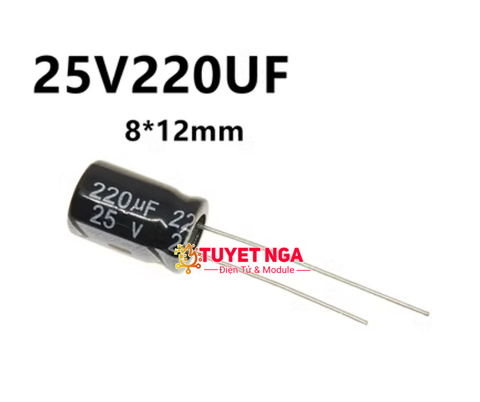 Tụ Hóa 220uF 25V