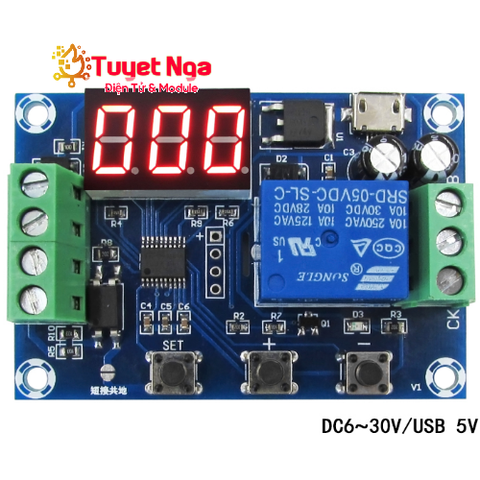 Mạch Tạo Trễ Theo Chu Kỳ Đóng Ngắt Relay M610