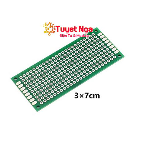 PCB Phủ Xanh 1 Mặt 3x7cm