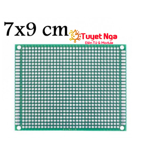 PCB Phủ Xanh 1 Mặt 7x9cm