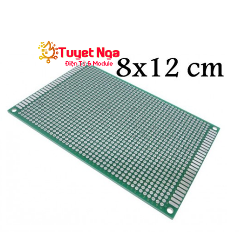 PCB Phủ Xanh 1 Mặt 8x12cm