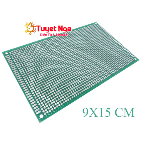 PCB Phủ Xanh 1 Mặt 9x15cm