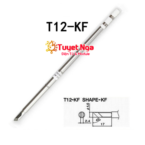 T12-KF Đầu Mũi Hàn Hakko