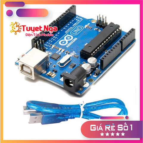 Arduino Uno R3 Dip Kèm Cáp