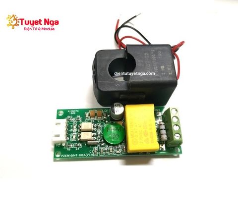 Mạch Đo Điện Áp AC Đa Năng 100A Giao Tiếp UART PZEM-004T