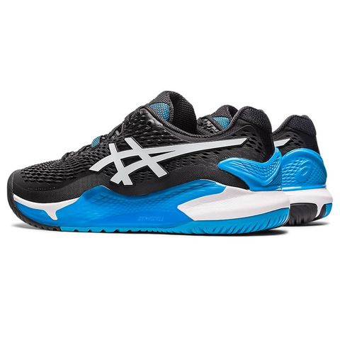 Giày Tennis Asics GEL RESOLUTION 9 Black/White (1041A330-001)