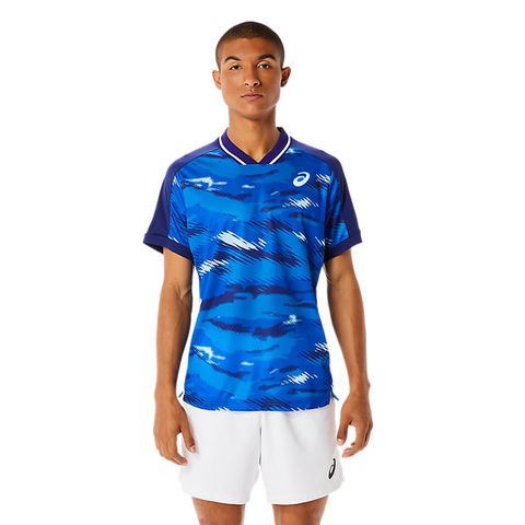 Áo Tennis Asics  MATCH GRAPHIC SHORT SLEEVE TOP (2041A228-411)