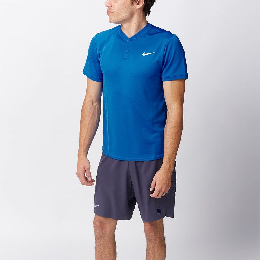 Áo Tennis Nike Court Dry BLADE Polo Signal Blue (AQ7732-403)