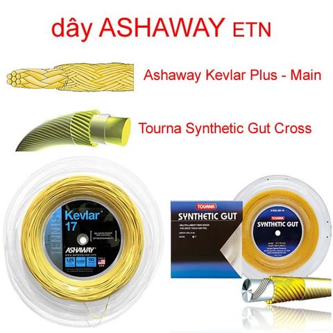 Ashaway 17  - Dây phối Ashsway + Synthetic (ASH150)