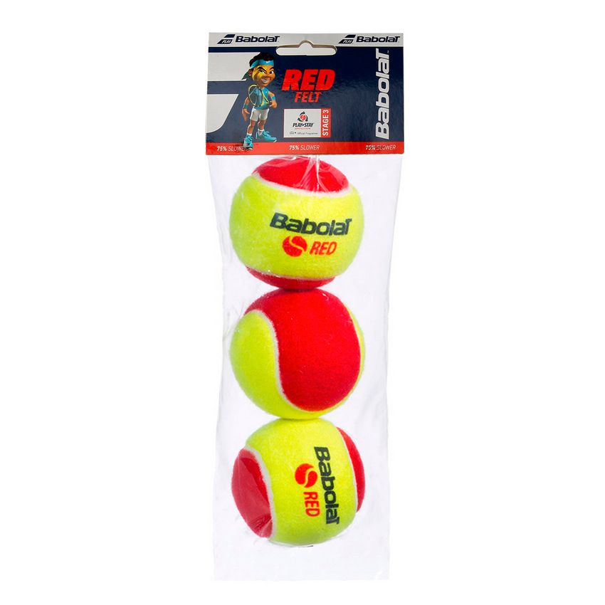 Banh Tennis Babolat RED FELT X3 (501036)
