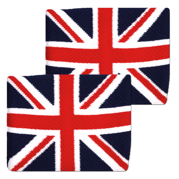 Cặp Băng mồ hôi tay-United Kingdom Flag Wristbands (FBW-UK)