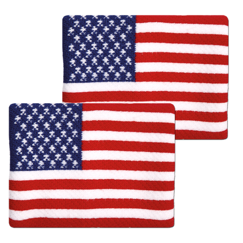 Cặp Băng mồ hôi tay-USA Flag Wristbands (FBW-US)