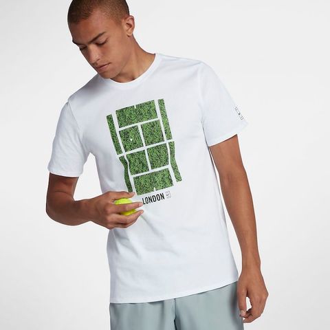 Áo Tennis Nike Court Logo Tee LONDON (AO8585-100)