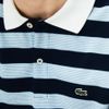 Áo Lacoste Sport Regular Fit Striped Texturized Cotton Polo Shirt (PH4227-78C)