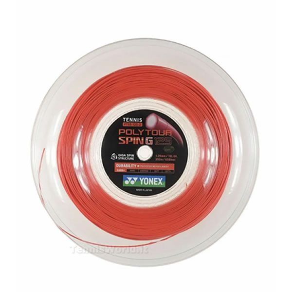 Dây căng vợt lõi 5 cạnh Yonex PolyTour SPIN G Orange 125 (PTGG125-2)