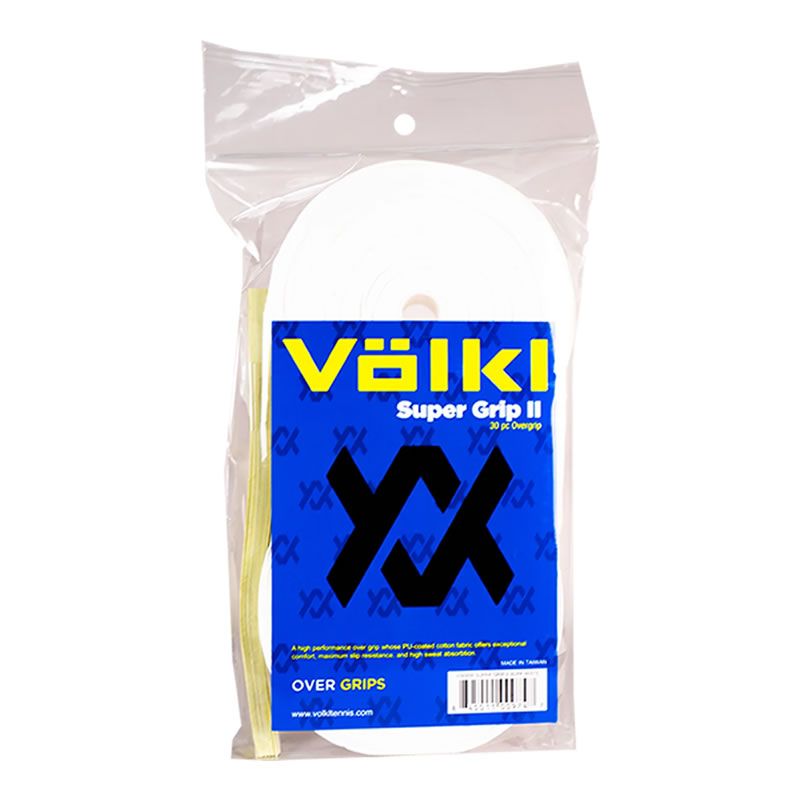 Quấn cán trắng VOLKL SUPER GRIP  X15 - Cuộn 15 quấn cán (V3930W)