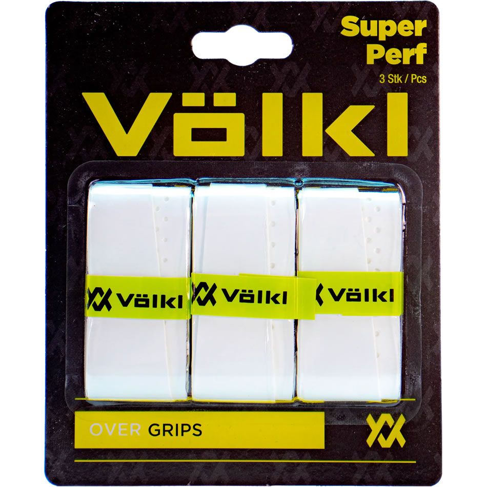 Quấn cán trắng có lỗ VOLKL SUPER PERF X3 - Vỉ 3 (V35101)