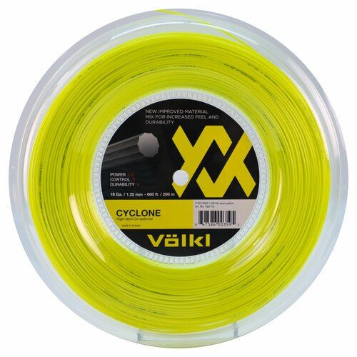 Dây căng vợt Volkl CYCLONE 120 Neon Yellow - dây 10 cạnh (V22115)