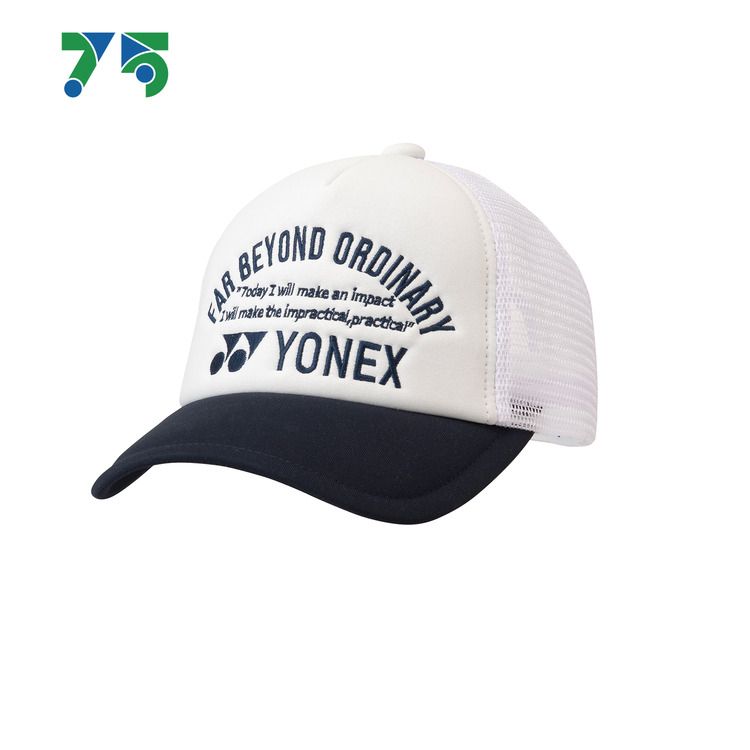 Nón lưới YONEX UNI 75TH ANNIVERSARY CAP (40076AEX-WT)