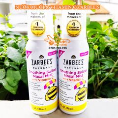 Nước muối chứa vitamin C Zarbee's 88ml