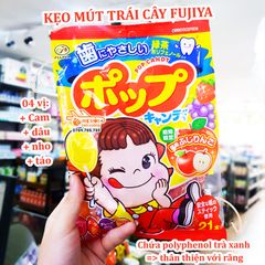 Kẹo mút trái cây Fujiya Nhật 21c