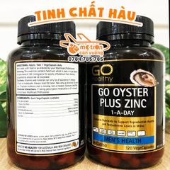 Tinh chất hàu Go Oyster Plus Zinc Úc - 120 viên