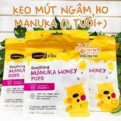 Kẹo mút giảm ho Comvita Kids Manuka Honey - 15 chiếc